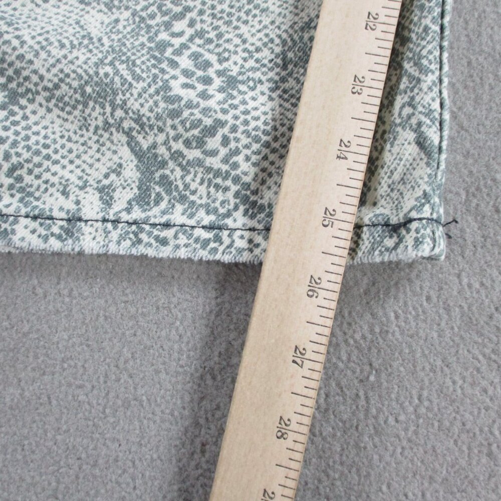 We The Free Jeans Womens 32 Snake Print Good Luck Barrel Wide Leg Pants NEW - Picture 13 of 15
